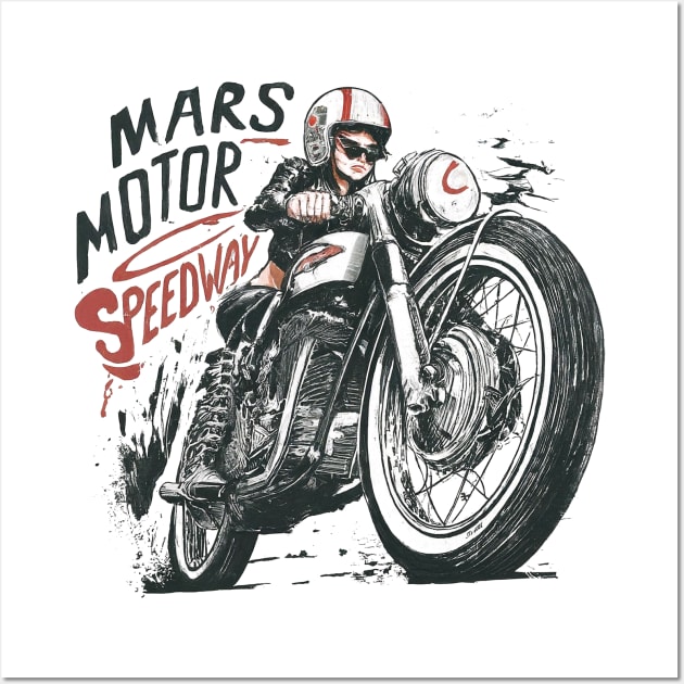 Mars Motor Speedway (1N) Wall Art by Mars Motor Speedway